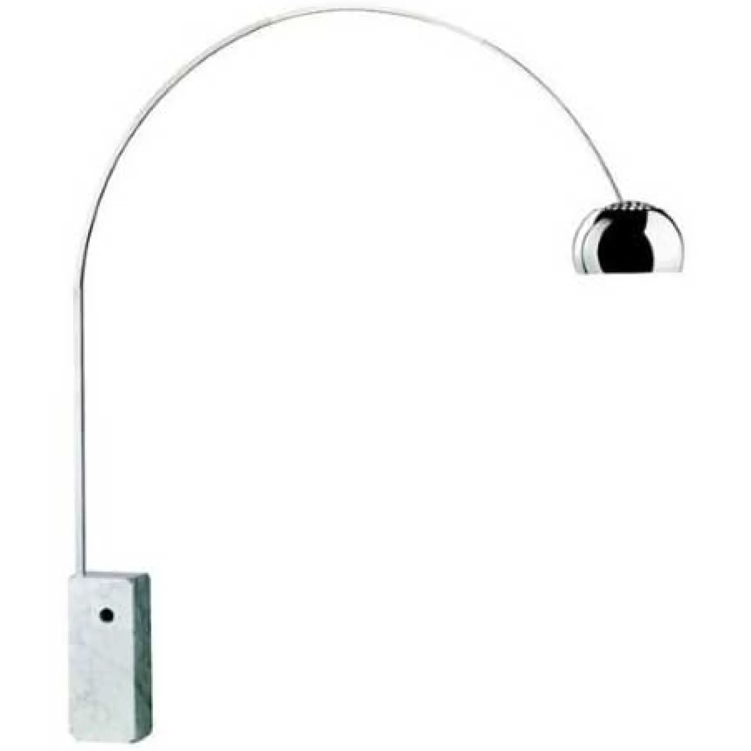 Flos Floor Lamps<Arco Led Floor Lamp, White Marble