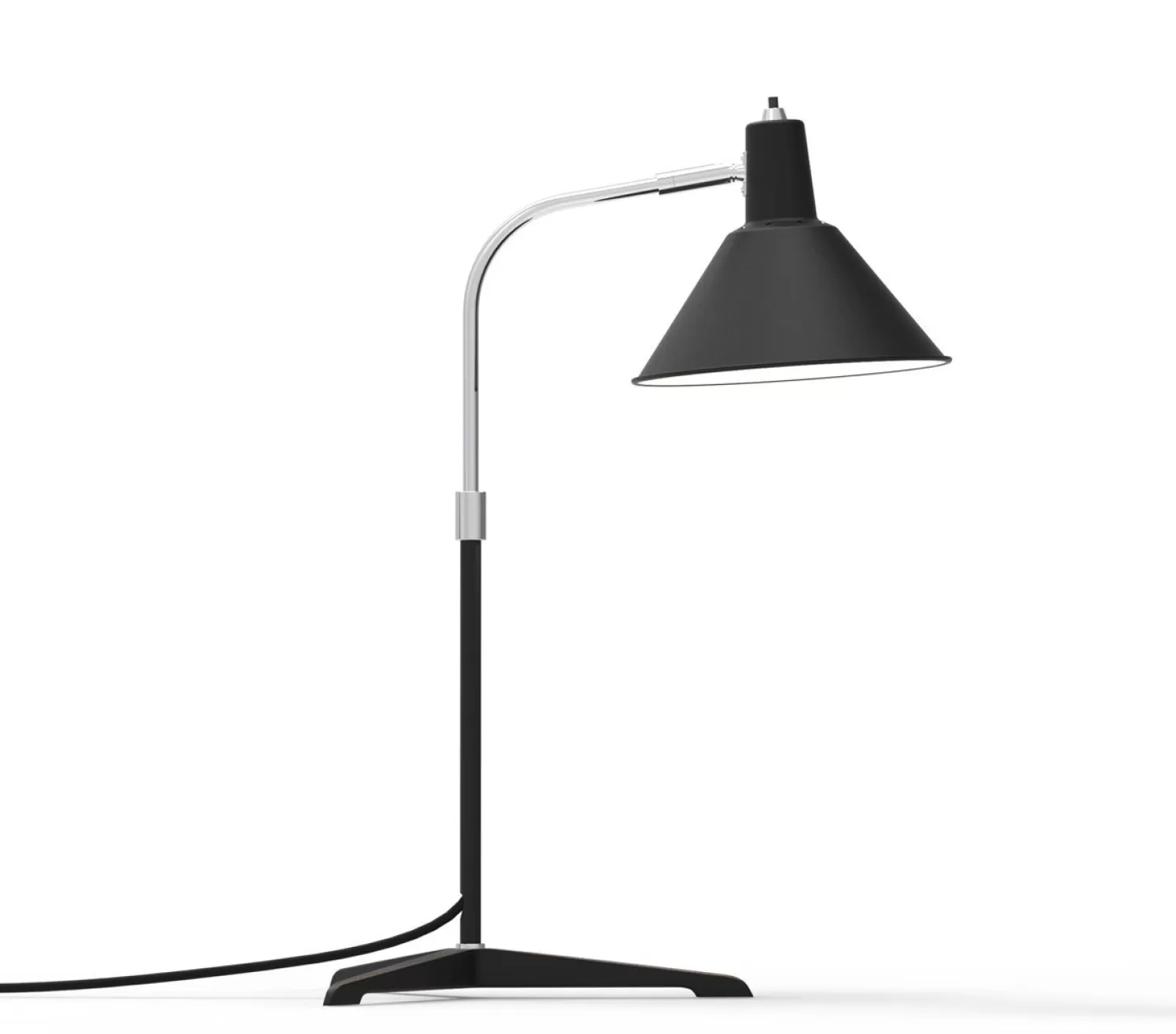 NUAD Desk Lamps<Arcon Table Lamp, Black / Chrome