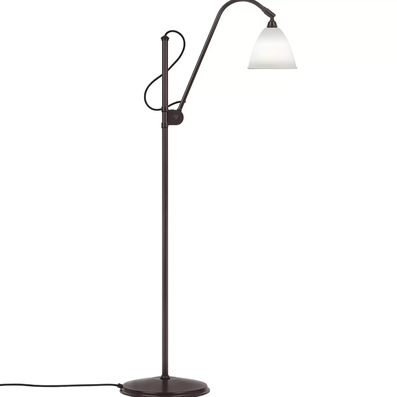 GUBI Floor Lamps<Bestlite Bl3 S Floor Lamp Black Brass/Bone China