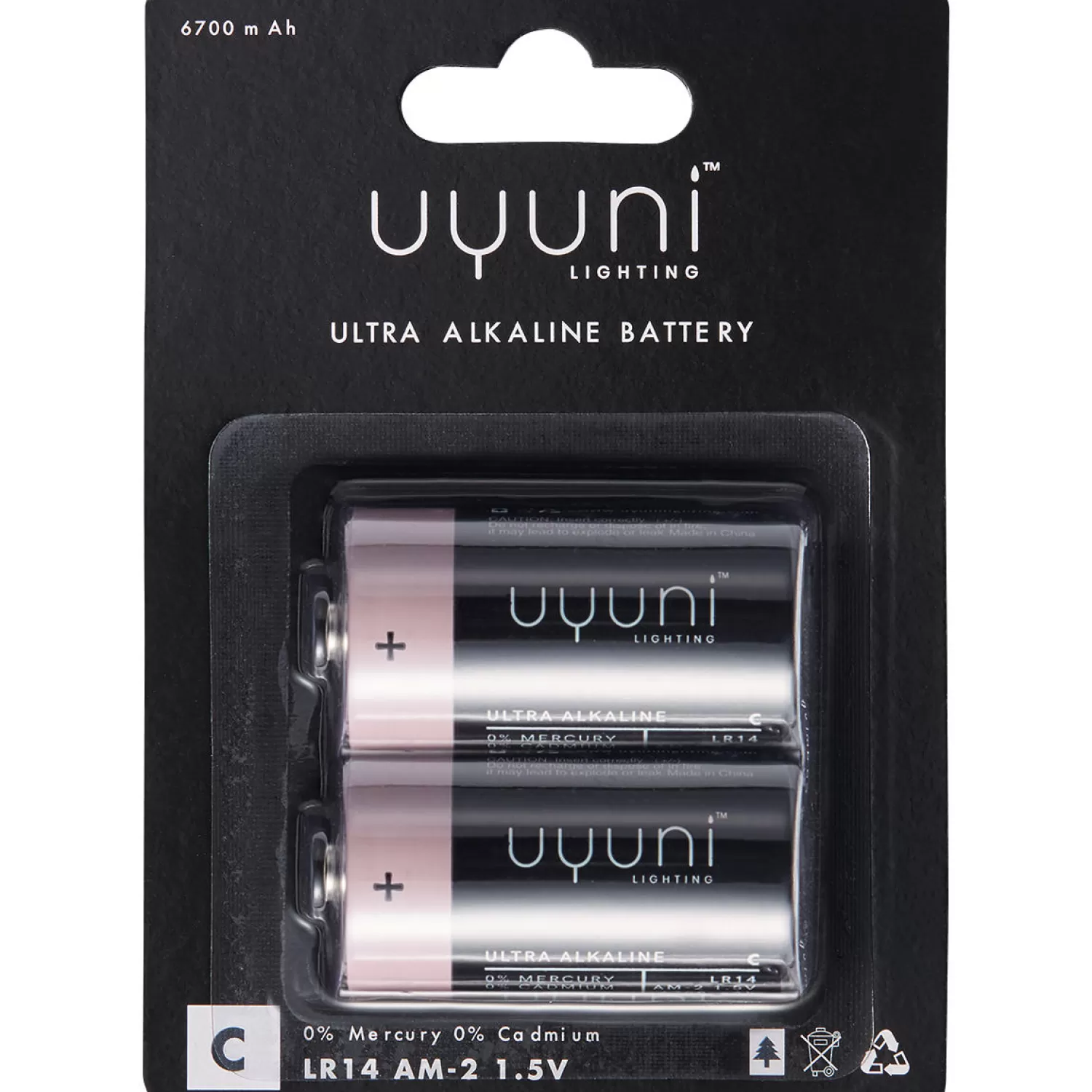 Uyuni Other Lamp Accessories<C Battery 1.5V 6700Mah, 2-Pack