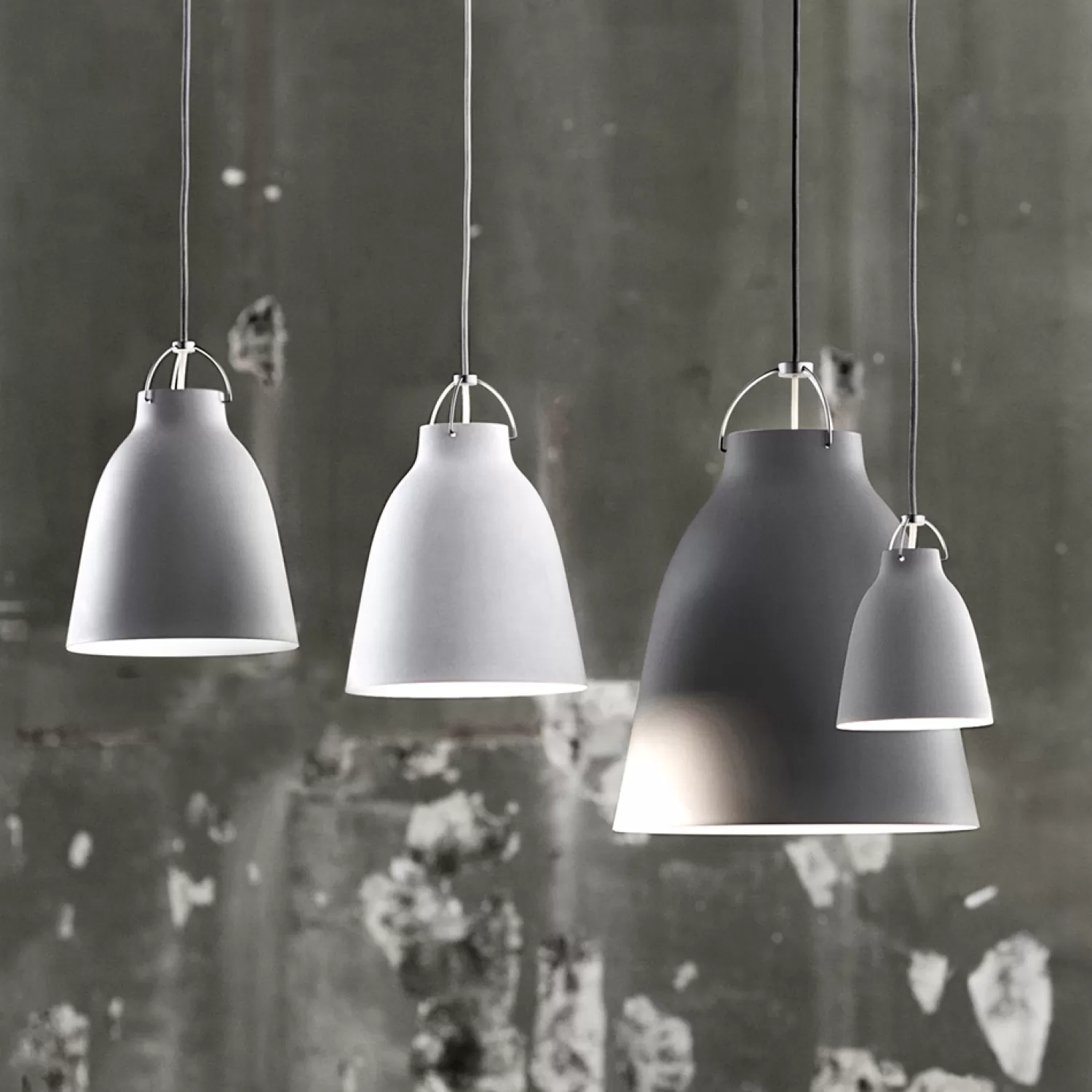 Fritz Hansen Pendant Lamps<Caravaggio Pendant P1, Matt Dark