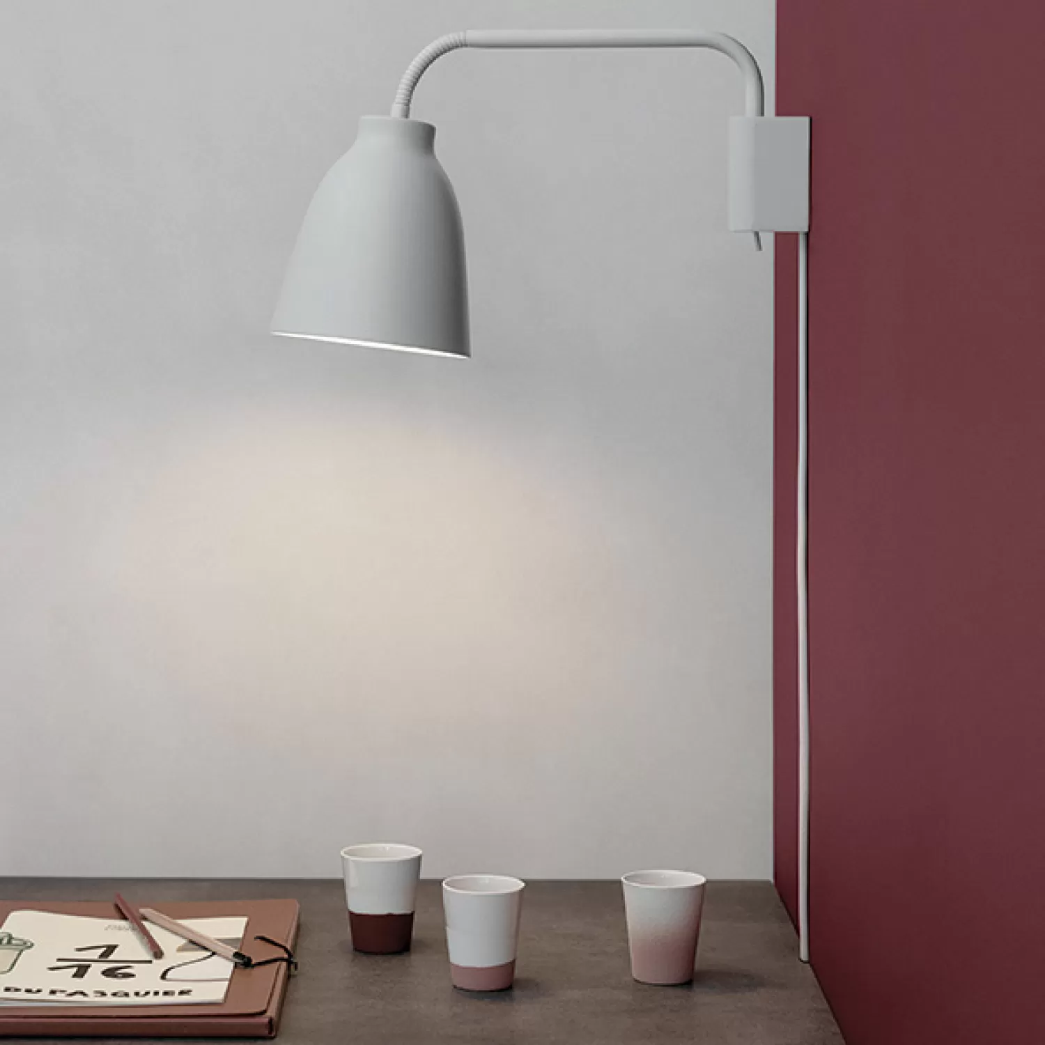 Fritz Hansen Wall Lights<Caravaggio Read Wall Lamp O14 Cm