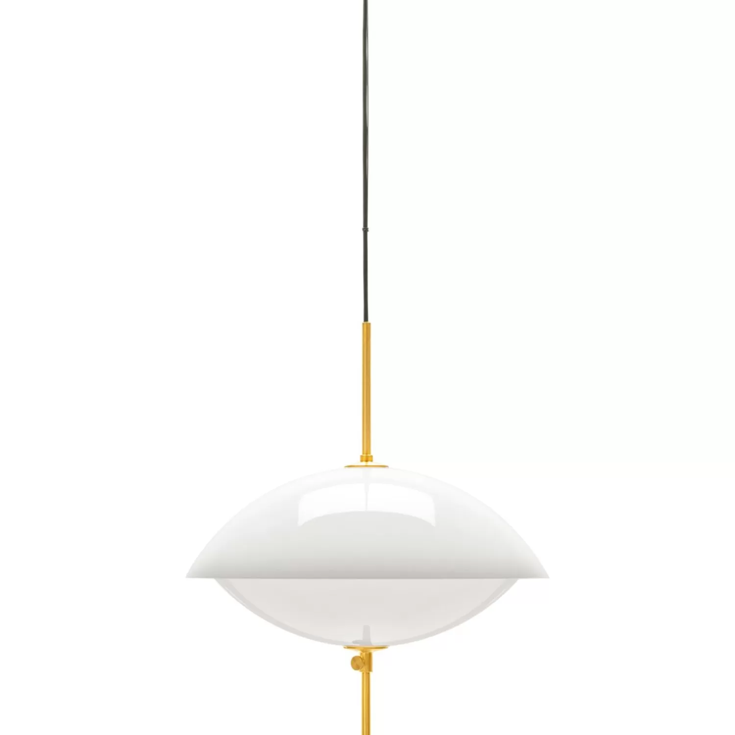 Fritz Hansen Pendant Lamps<Clam Pendant White / Brass