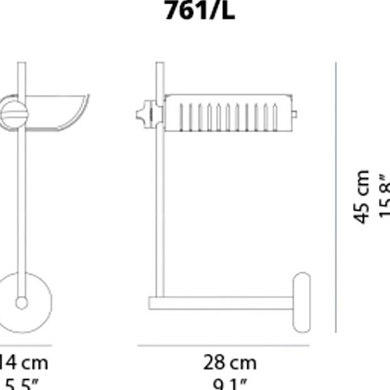 Oluce Wall Lights<Colombo 761 Wall Lamp