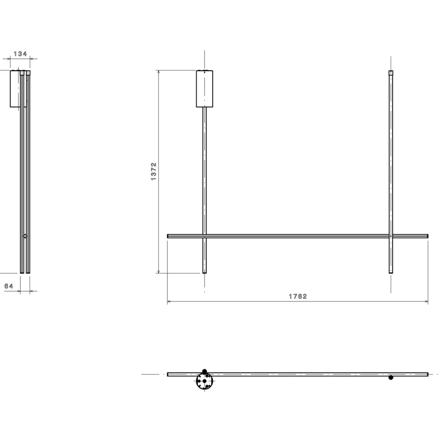 Flos Ceiling Lamps<Coordinates C2 Cliii Ceiling Lamp, Argent