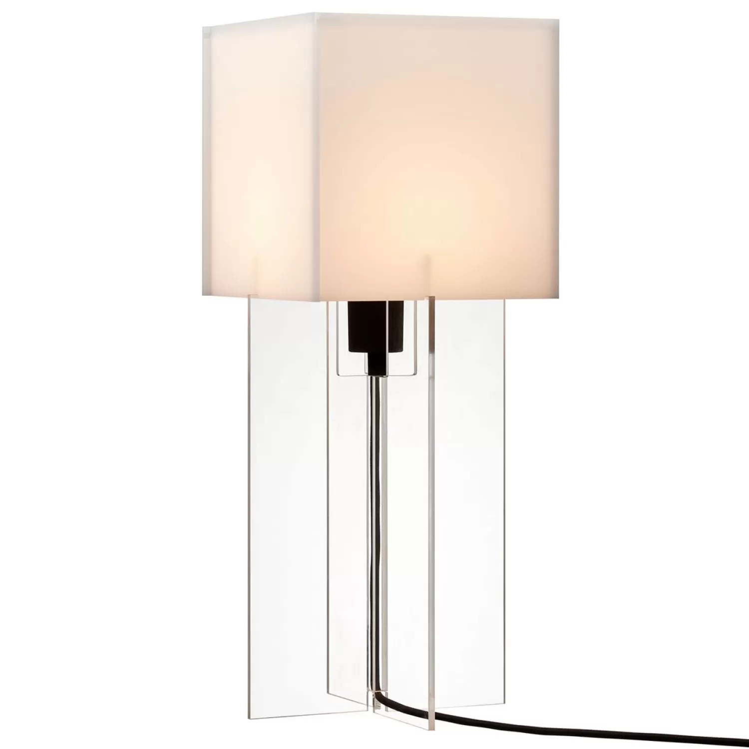 Fritz Hansen Table Lamps<Cross-Plex T-500 Table Lamp, Opal/ Clear