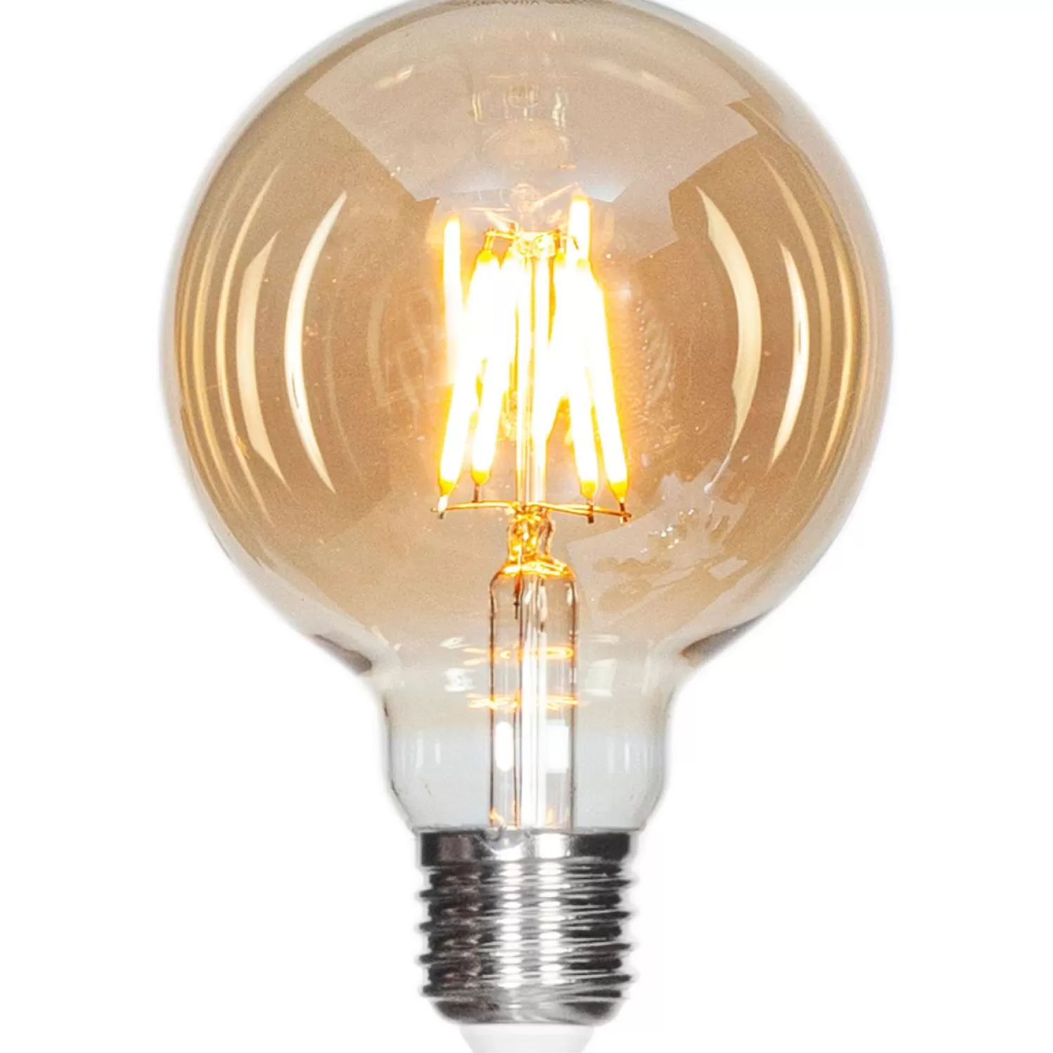 By Rydéns Led Lamps<E27 Led Dimmable Globe 4W 2000K 260Lm 95 Mm, Amber