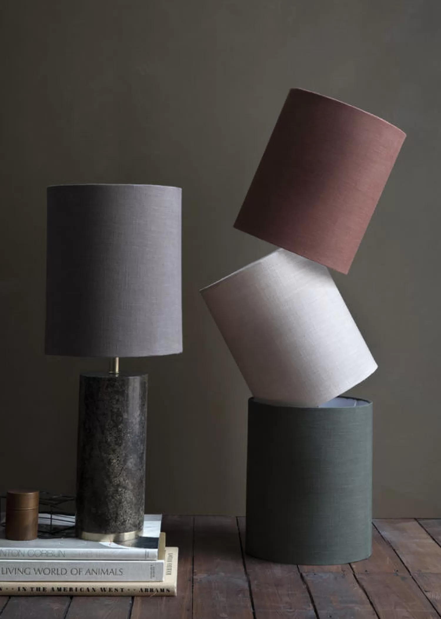 Cozy Living Lampstands<Ella Lamp Base Marble With Brass