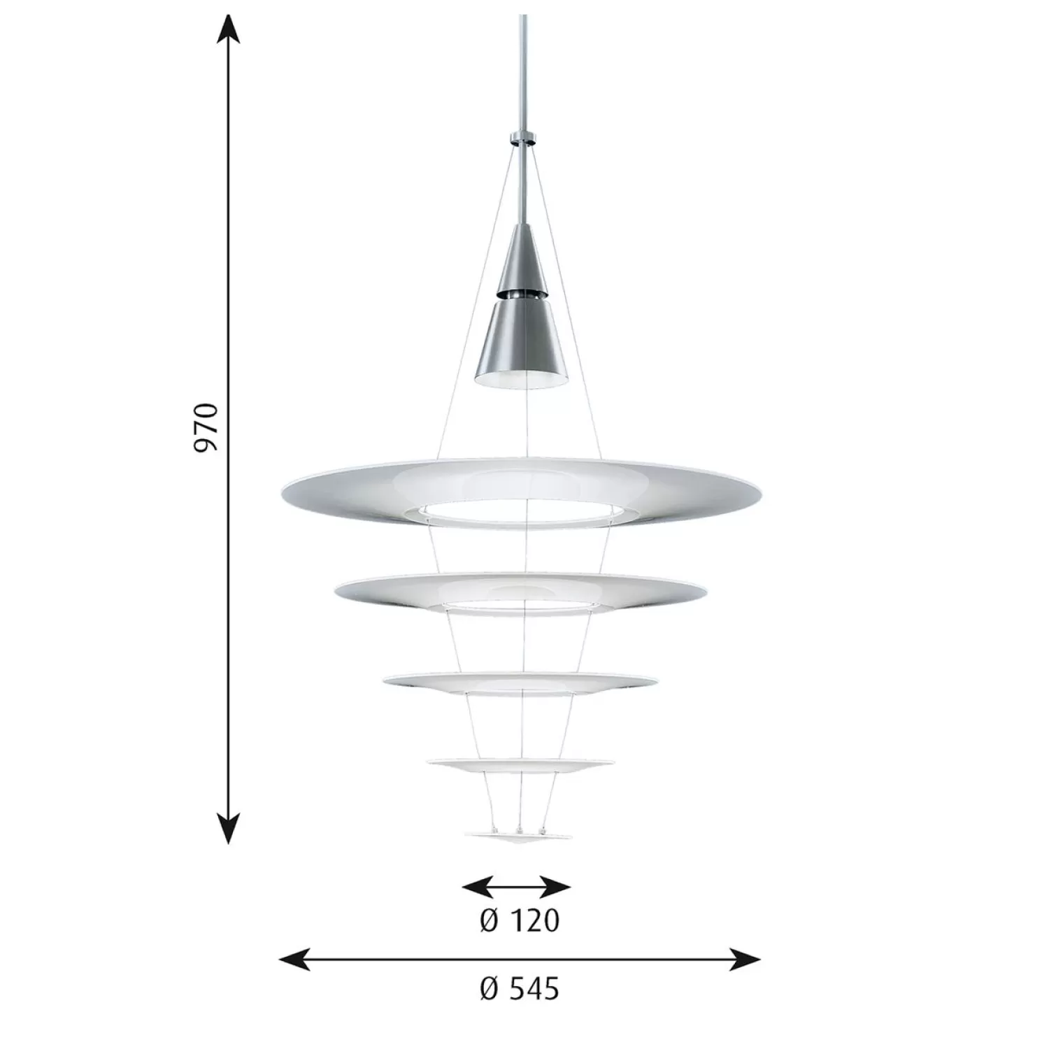 Louis Poulsen Pendant Lamps<Enigma Pendant, White