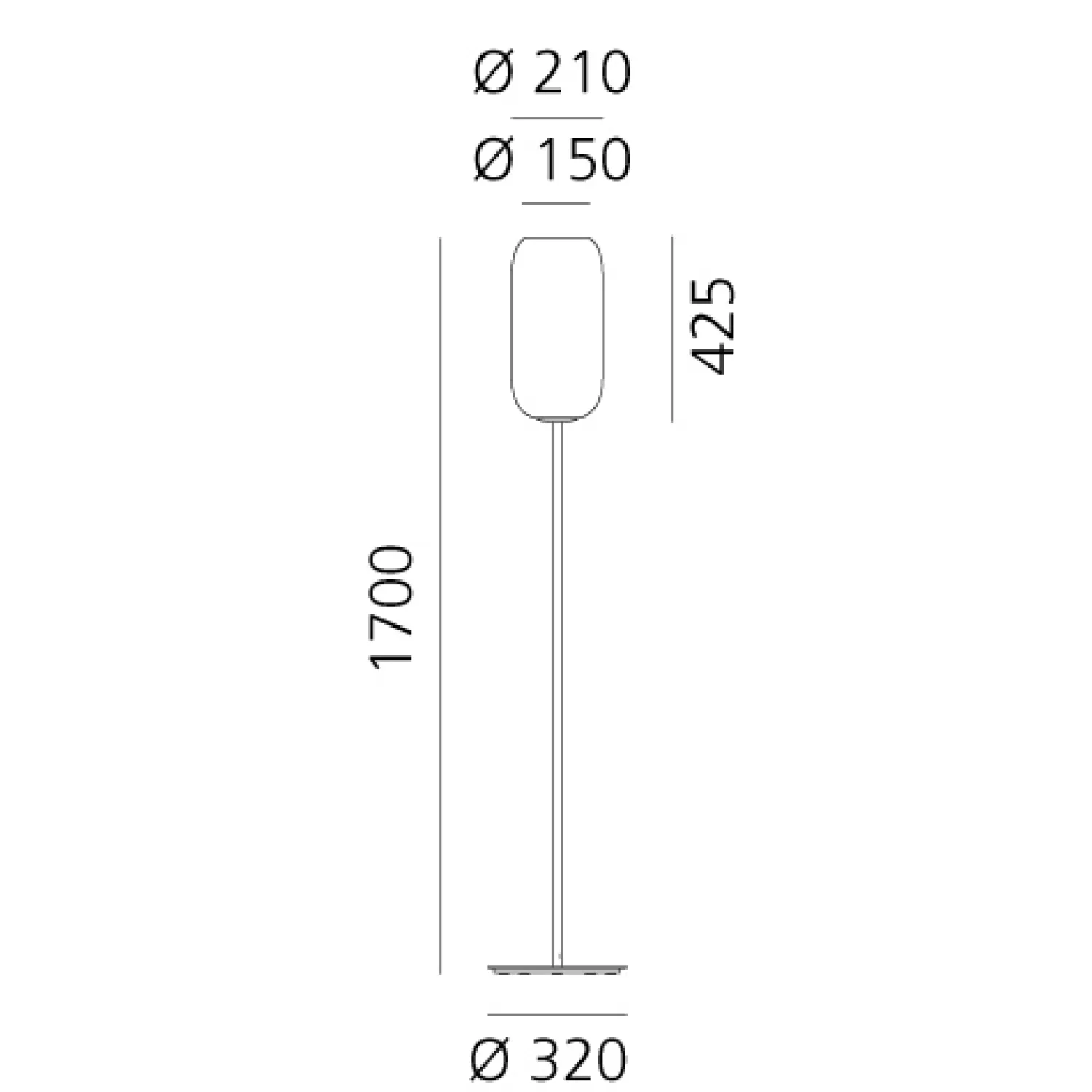 Artemide Floor Lamps<Gople Floor Lamp