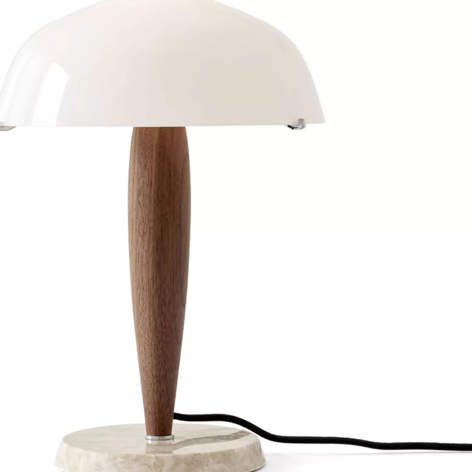 &Tradition Table Lamps<Herman Shy3 Table Lamp, Creme/Walnut