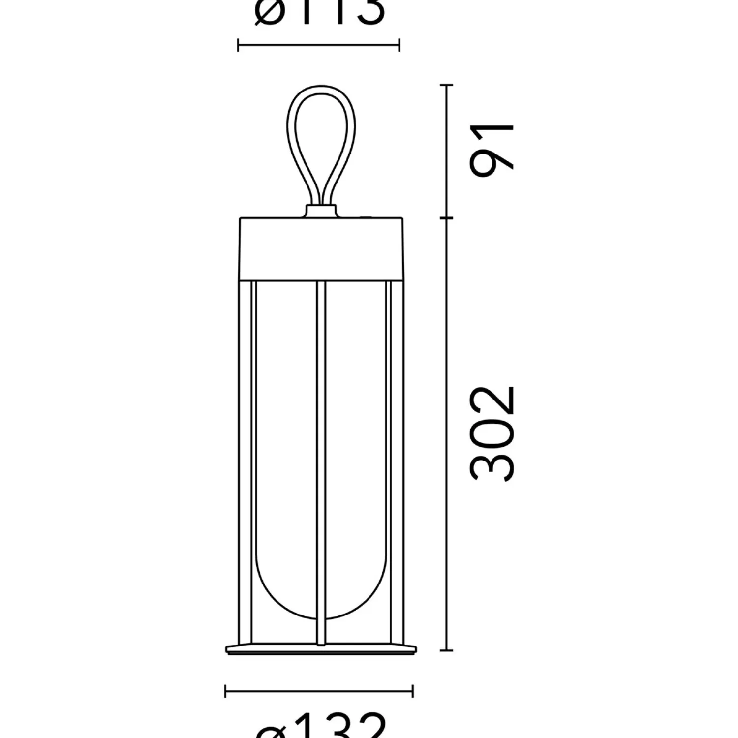 Flos Bedside Lamps<In Vitro Unplugged Table Lamp