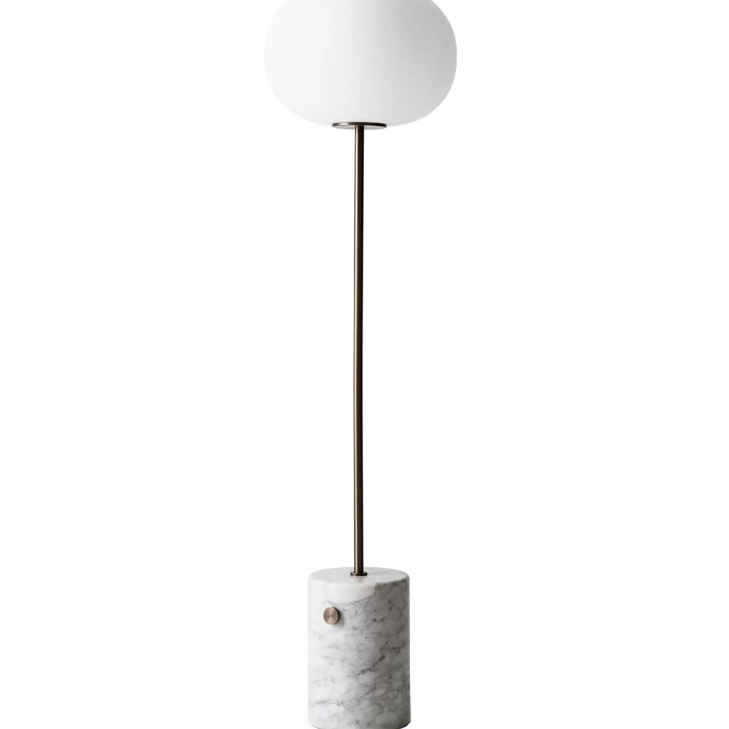 Audo Copenhagen Floor Lamps<Jwda Floor Lamp Travertine / Brushed Brass