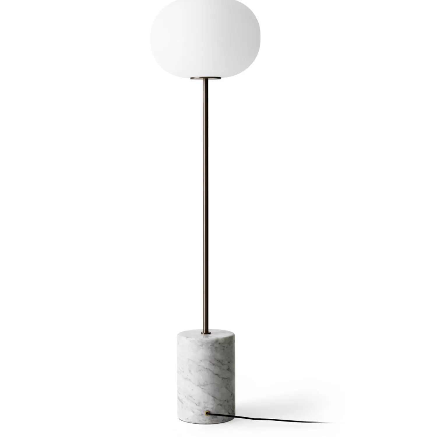 Audo Copenhagen Floor Lamps<Jwda Floor Lamp Travertine / Brushed Brass