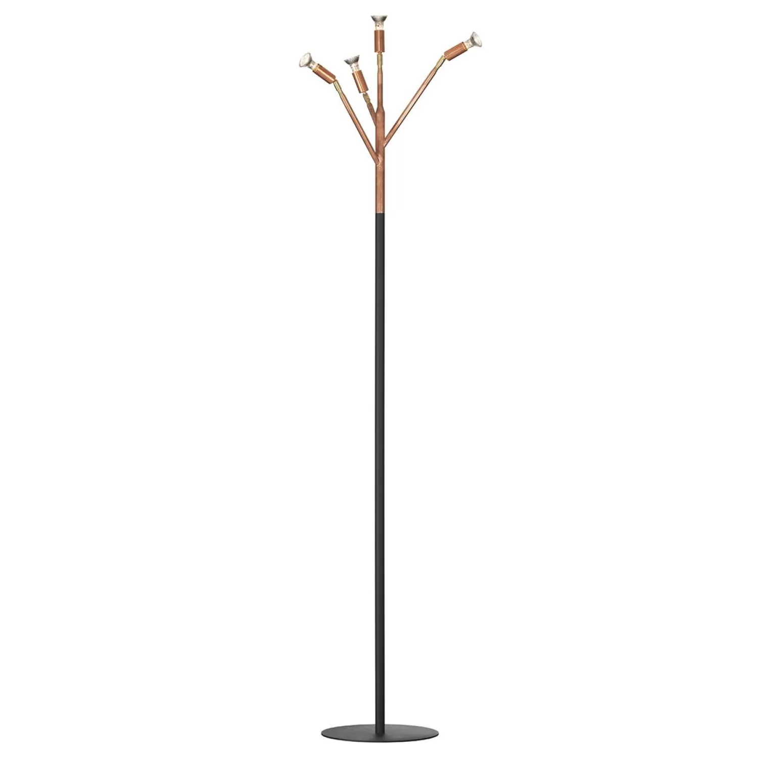 Örsjö Belysning Floor Lamps<Kvist Floor Lamp Copper/Black, 4 Arms