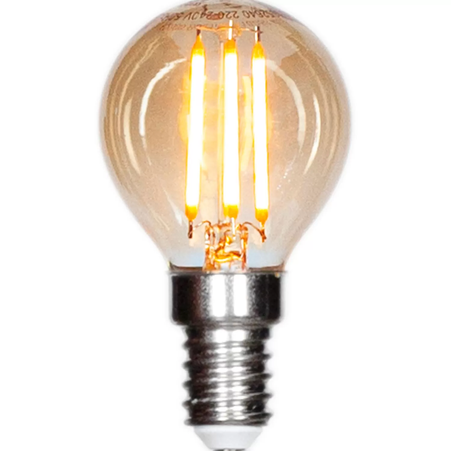 By Rydéns Led Lamps<Led E14 Dimmable 4W 2000K 200Lm 45 Mm, Amber