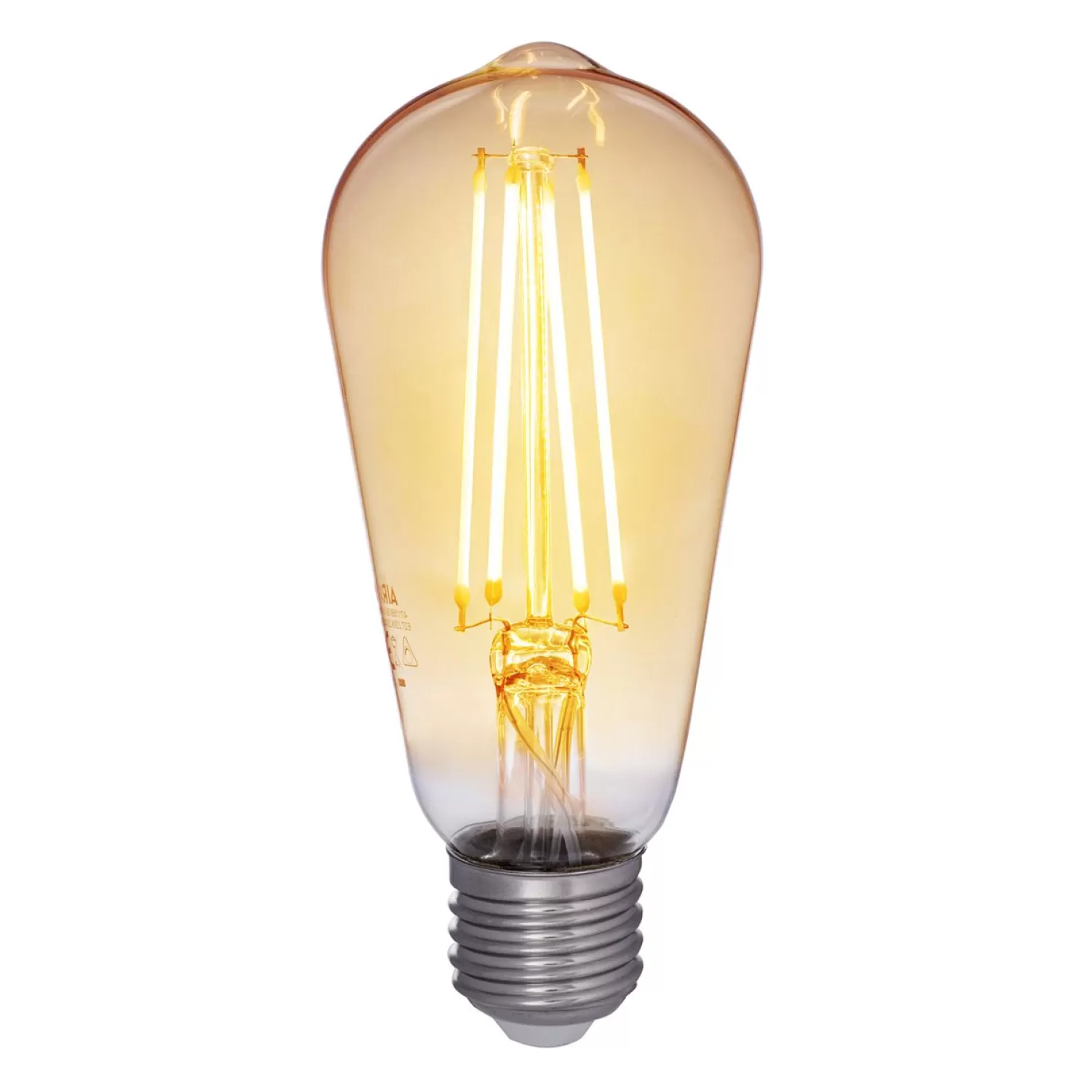 Airam Led Lamps<Led Filament Amber E58 4,5W E27 360Lm Dimmable