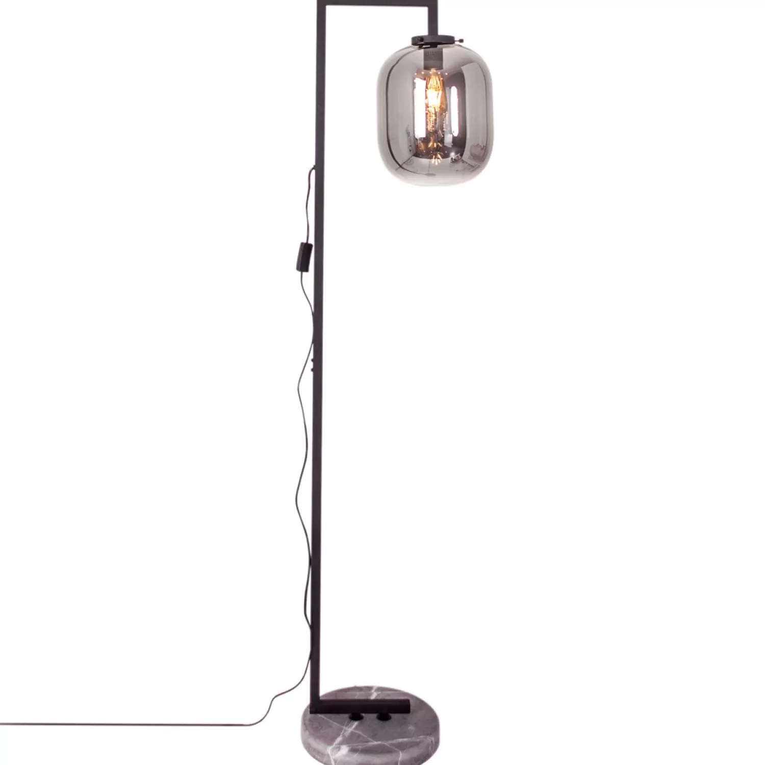 By Rydéns Floor Lamps<Leola Floor Lamp H150 Cm, Smoked Grey