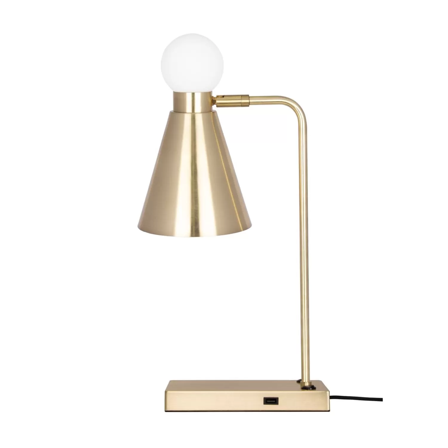 Globen Lighting Table Lamps<Ludo Table Lamp, Brushed /White