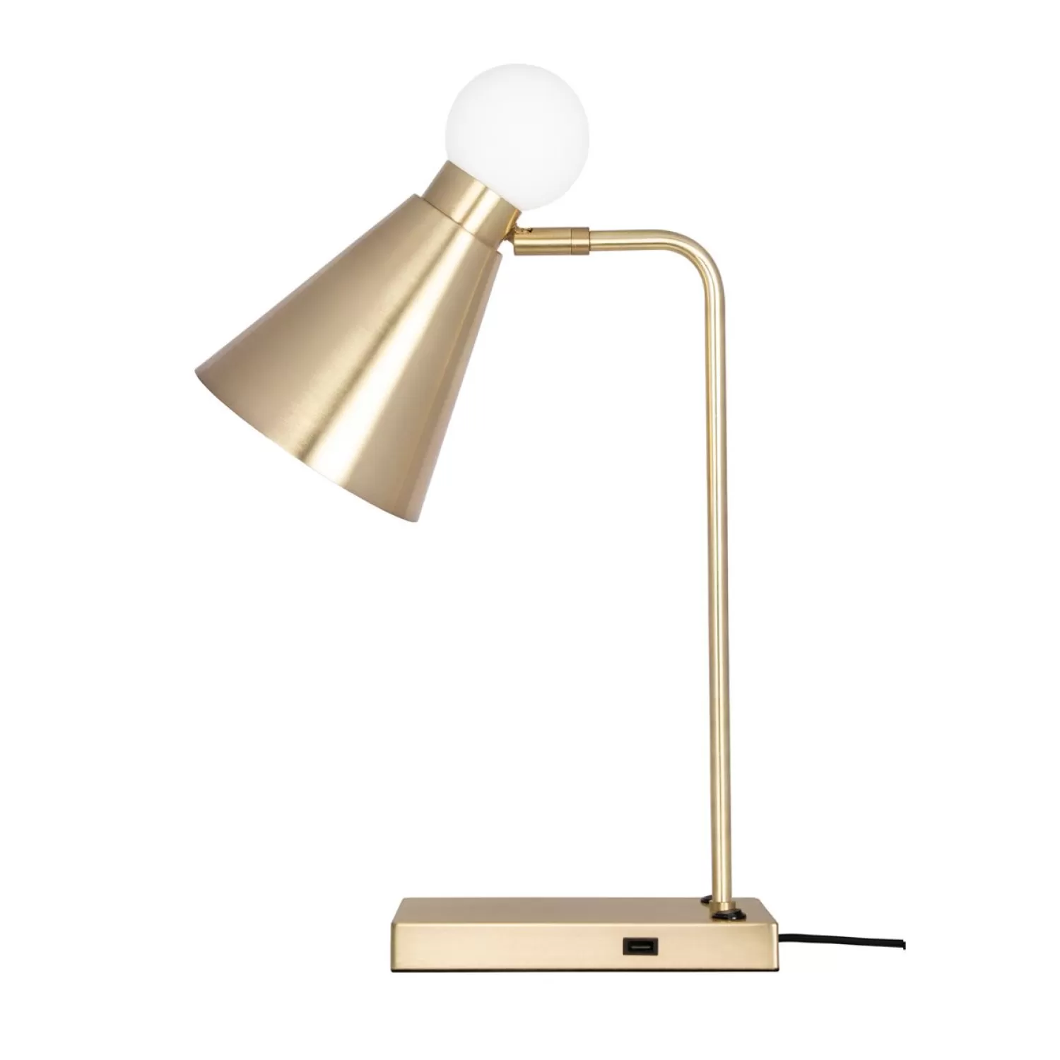 Globen Lighting Table Lamps<Ludo Table Lamp, Brushed /White