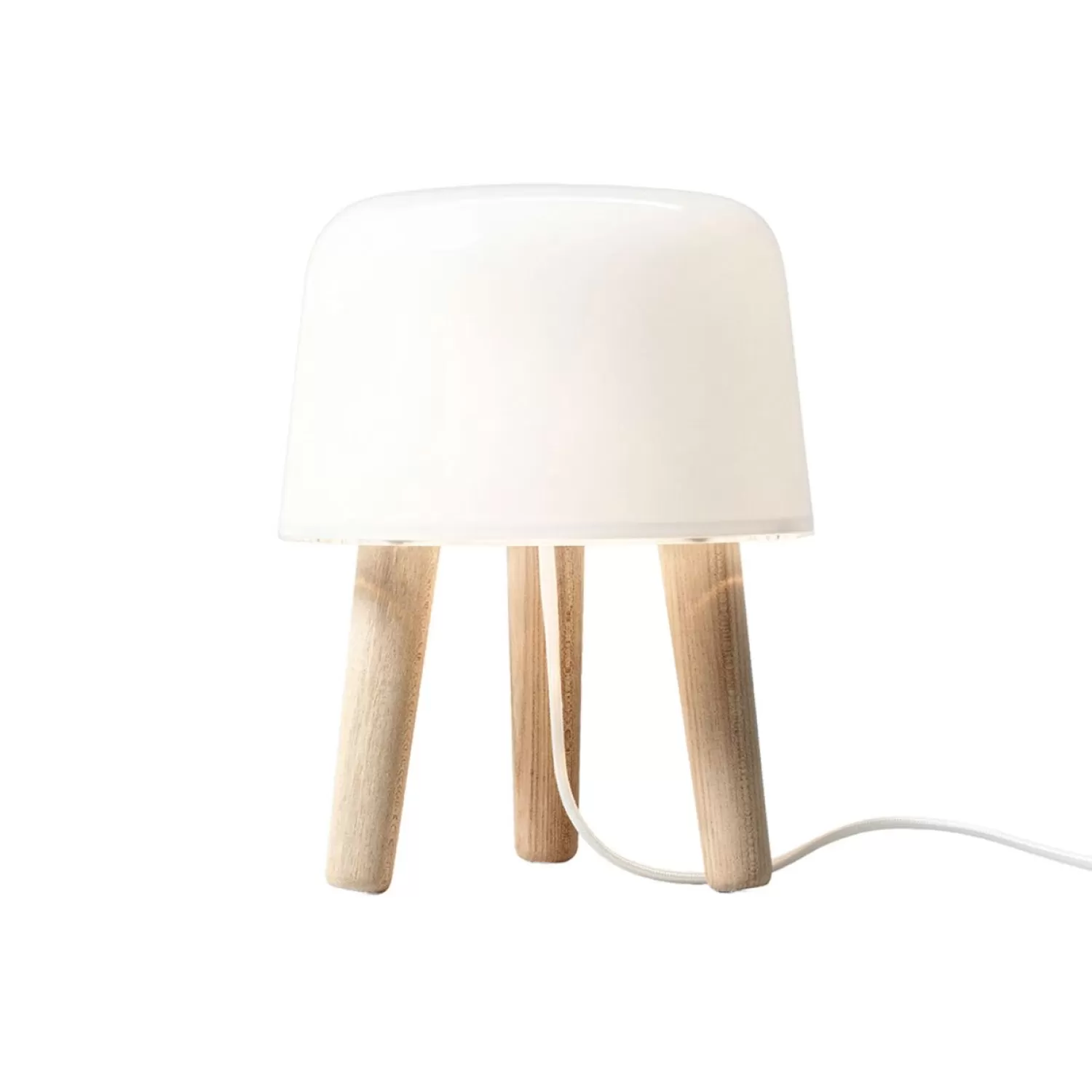 &Tradition Table Lamps<Milk Table Lamp, Untreated Ash/ Cord