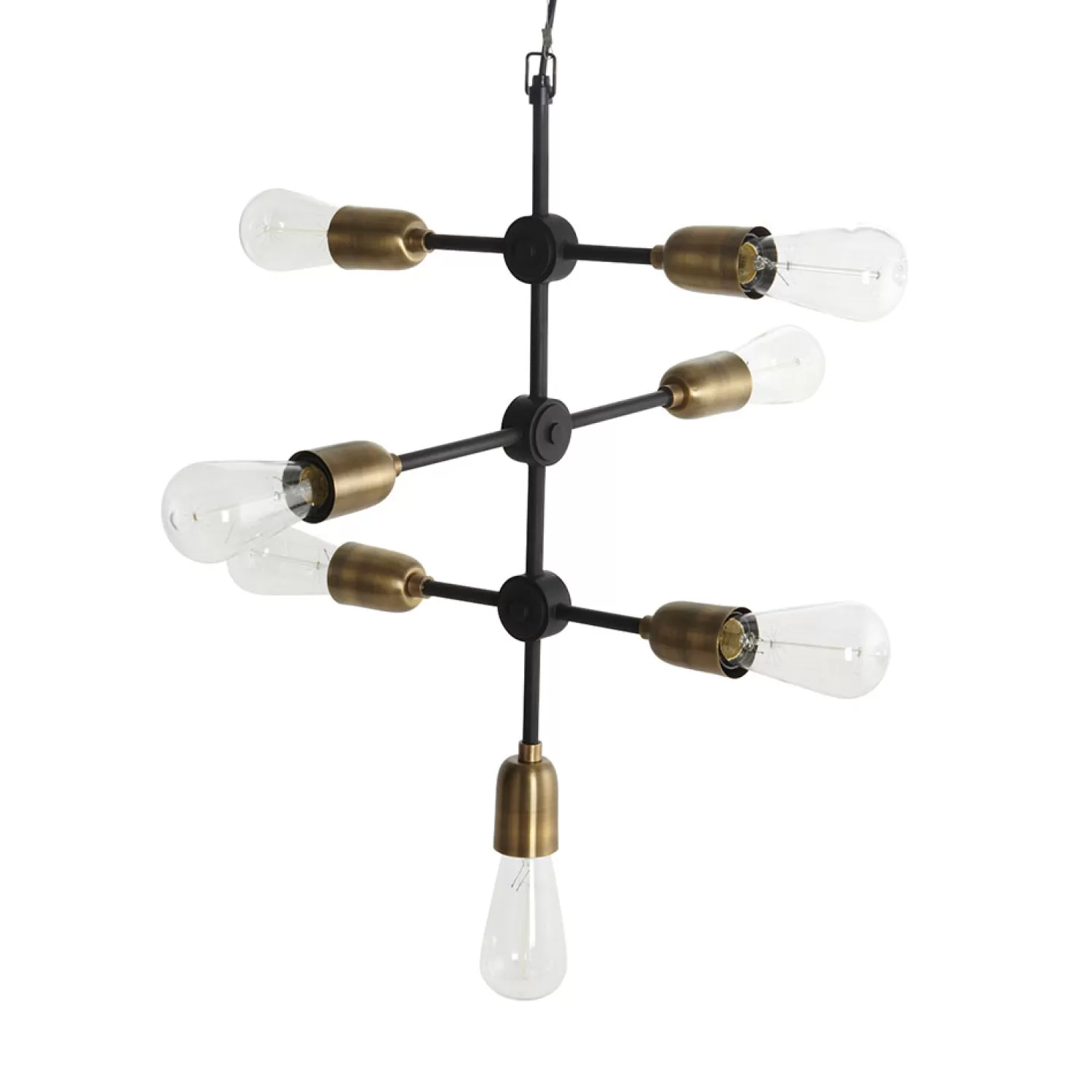 House Doctor Pendant Lamps<Molecular Pendant 58Cm, Brass/Black