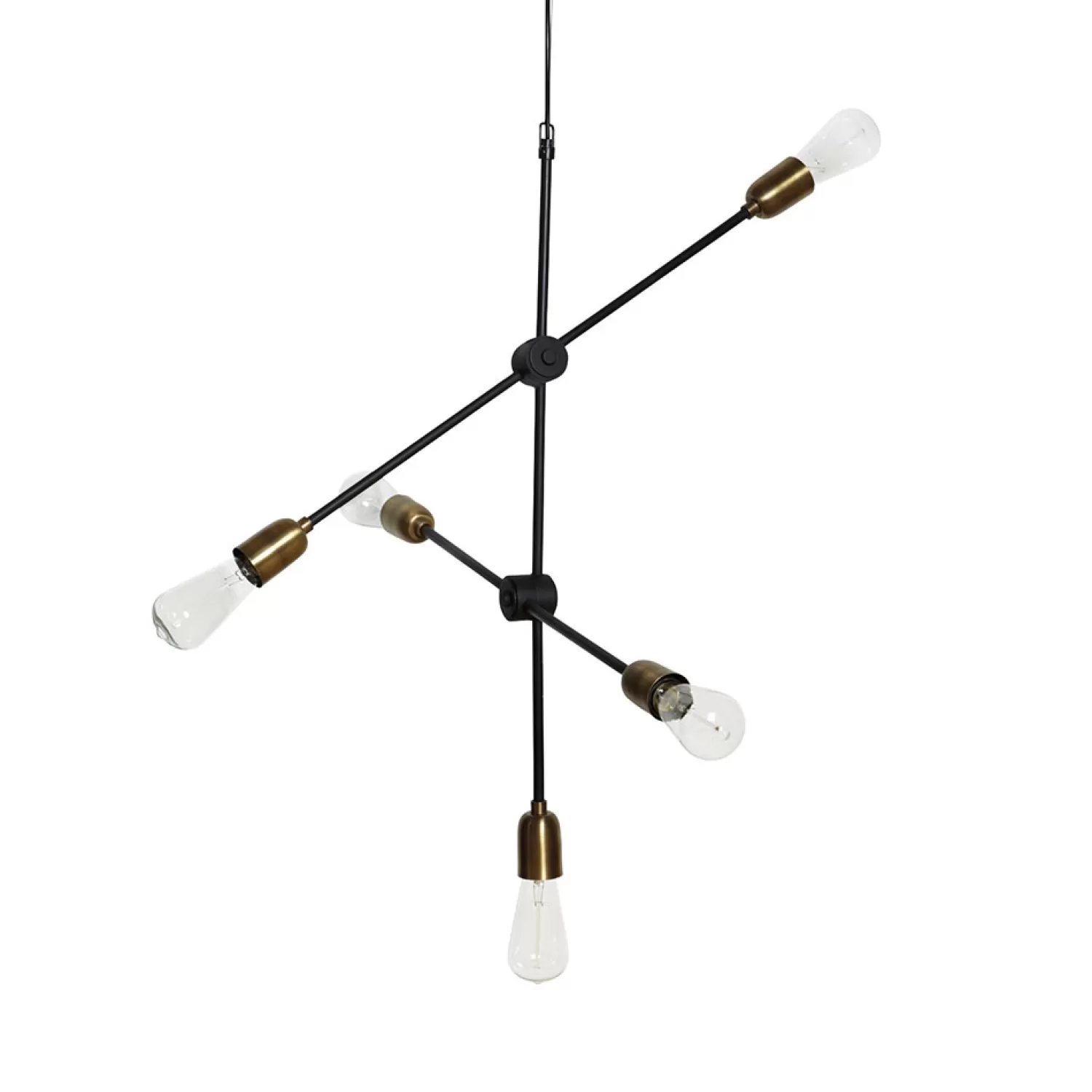 House Doctor Pendant Lamps<Molecular Pendant 78 Cm, Brass/Black