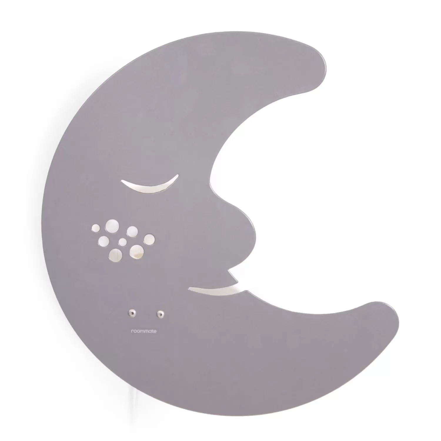 Roommate Kids Lamps<Moon Wall Lamp, Grey