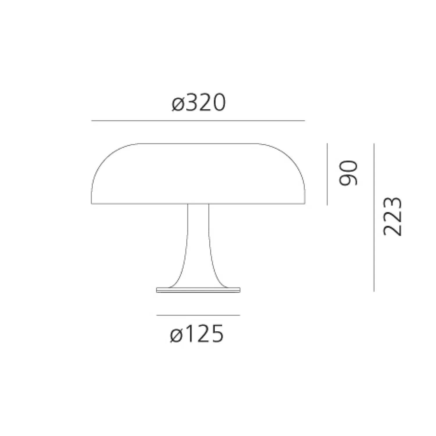 Artemide Table Lamps<Nessino Table Lamp