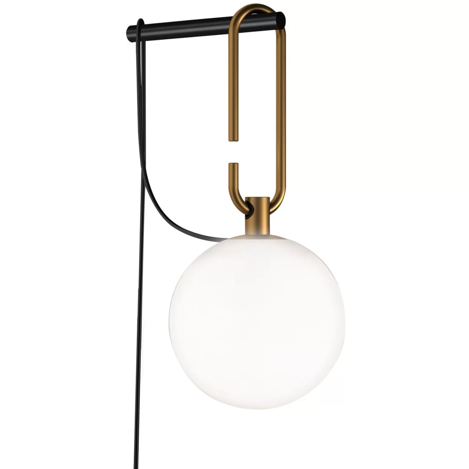 Artemide Wall Lights<Nh Wall Lamp, Black / Brass