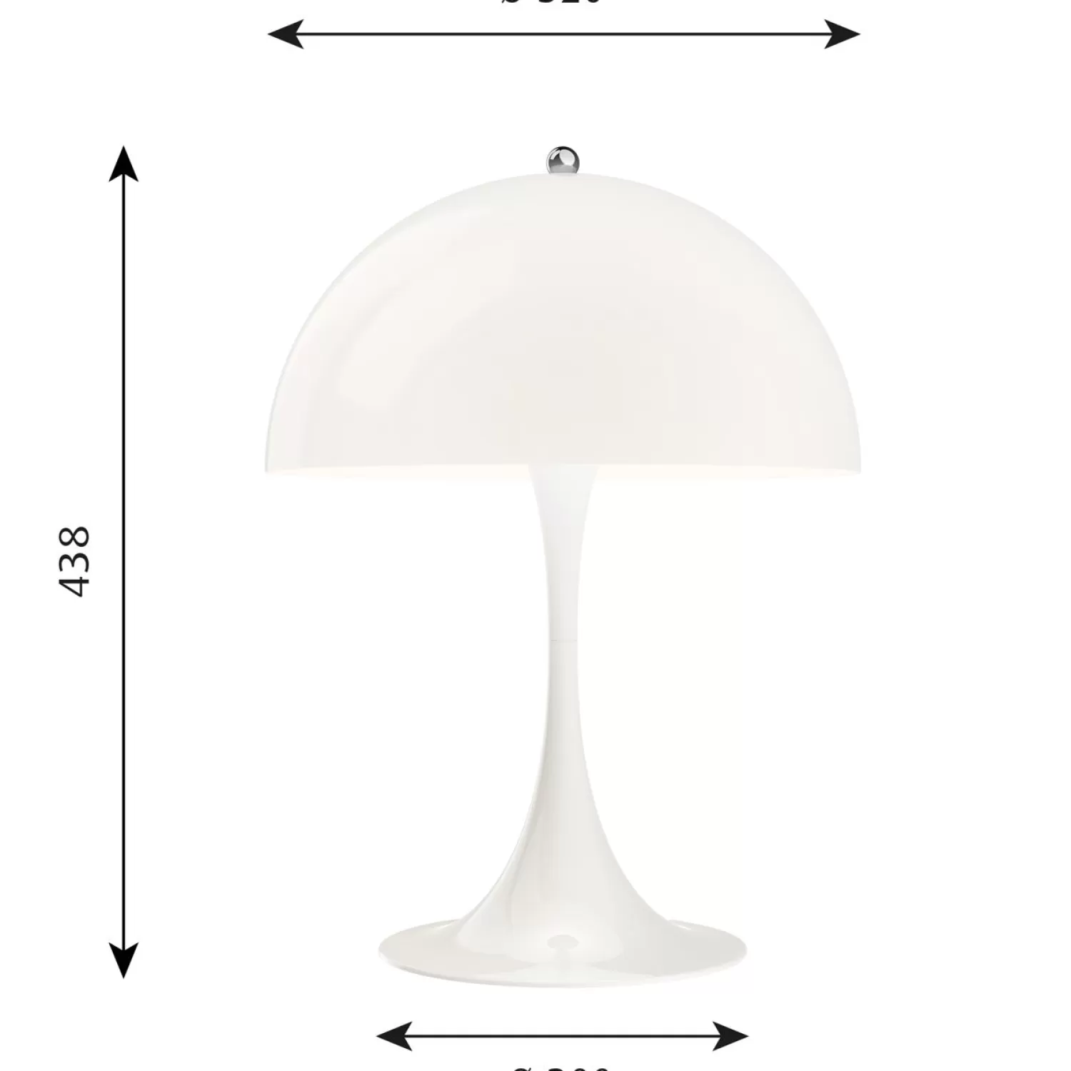 Louis Poulsen Bedside Lamps<Panthella 320 Table Lamp