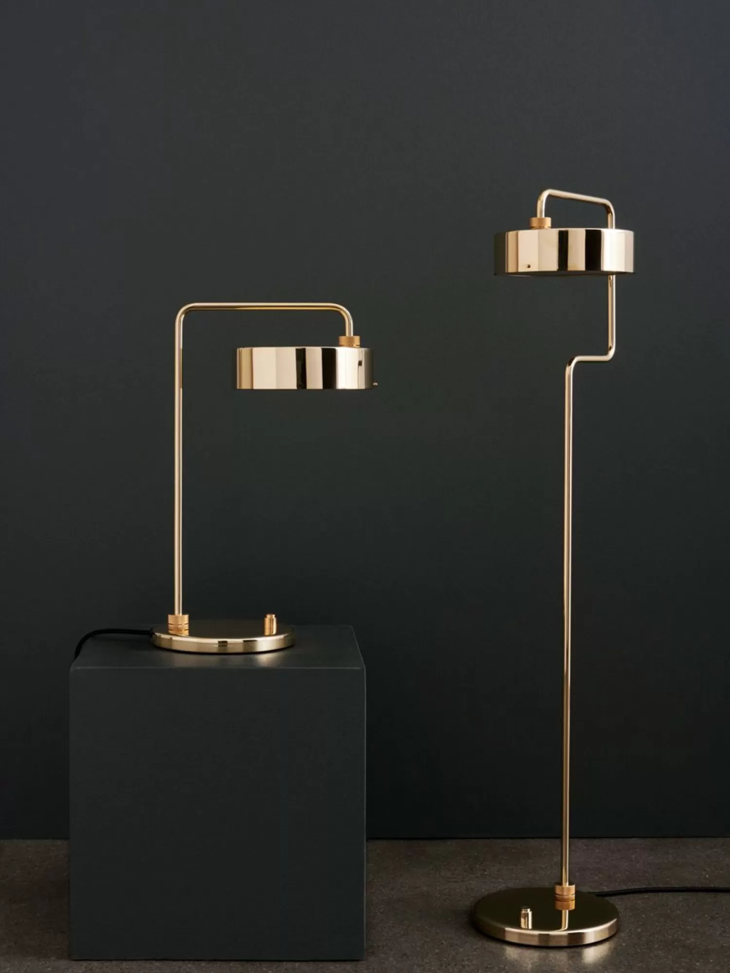 Made By Hand Floor Lamps<Petite Machine Floor Lamp