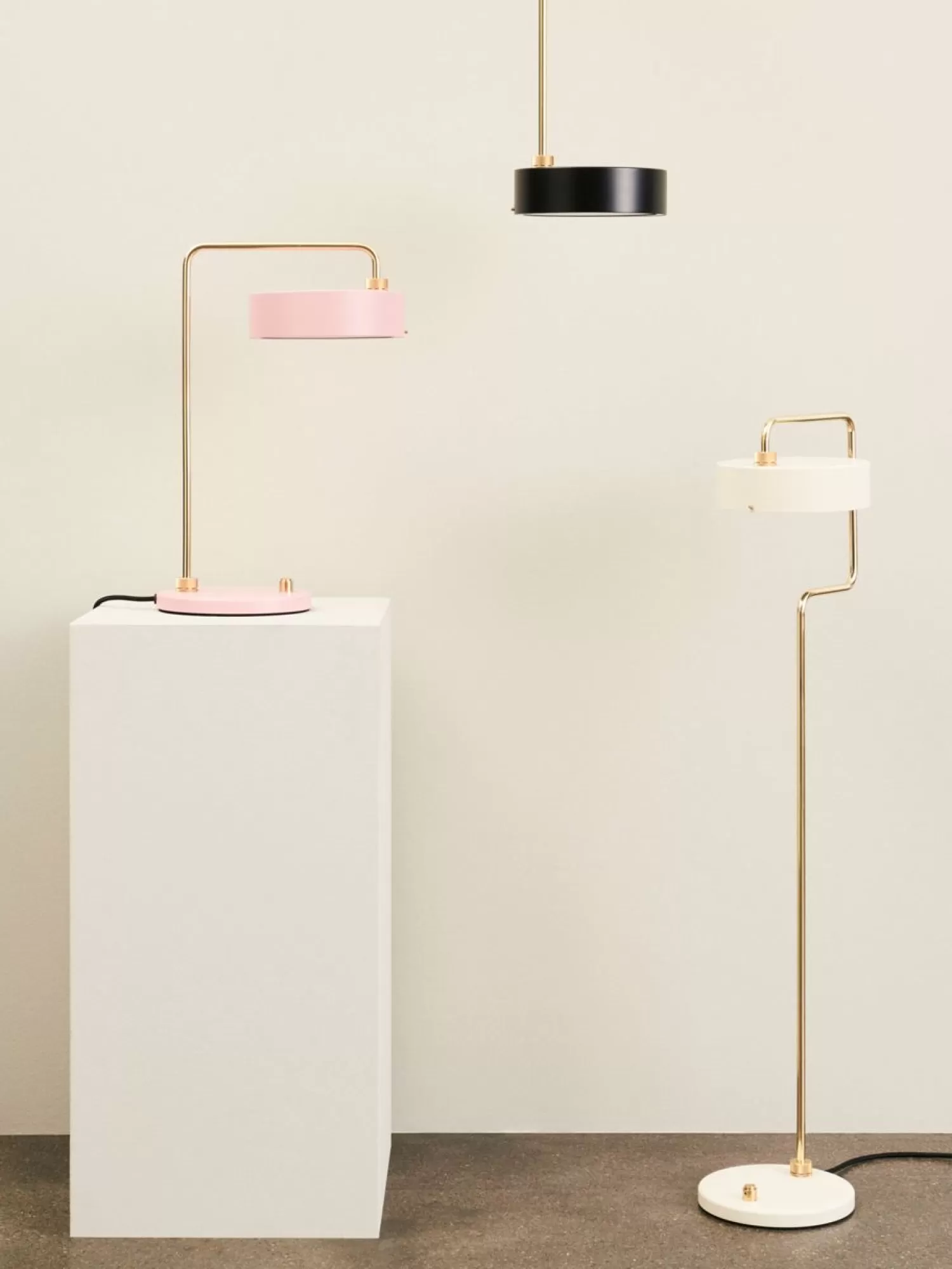 Made By Hand Floor Lamps<Petite Machine Floor Lamp