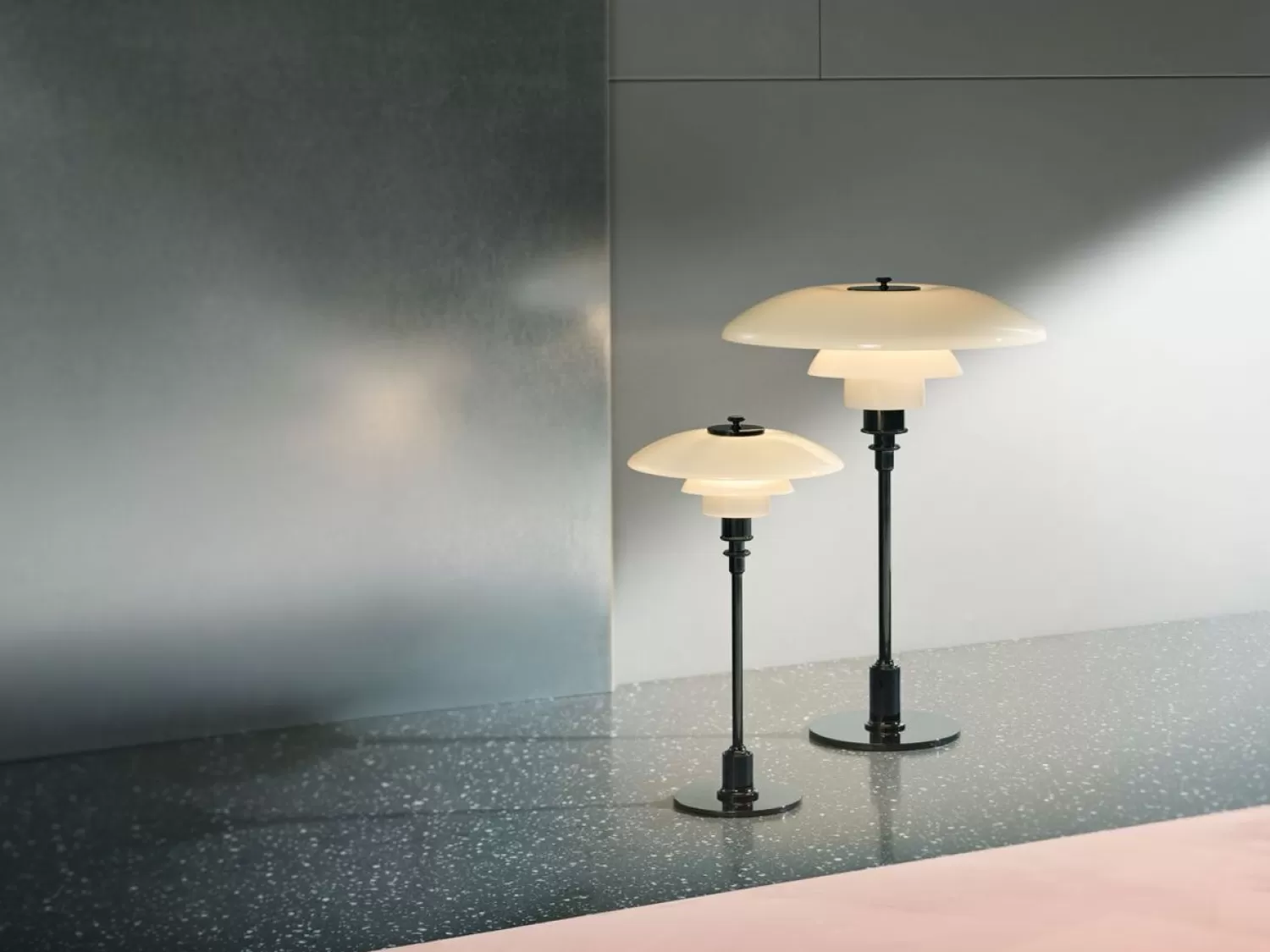 Louis Poulsen Bedside Lamps<Ph 3½-2½ Table Lamp, White Opal Glass