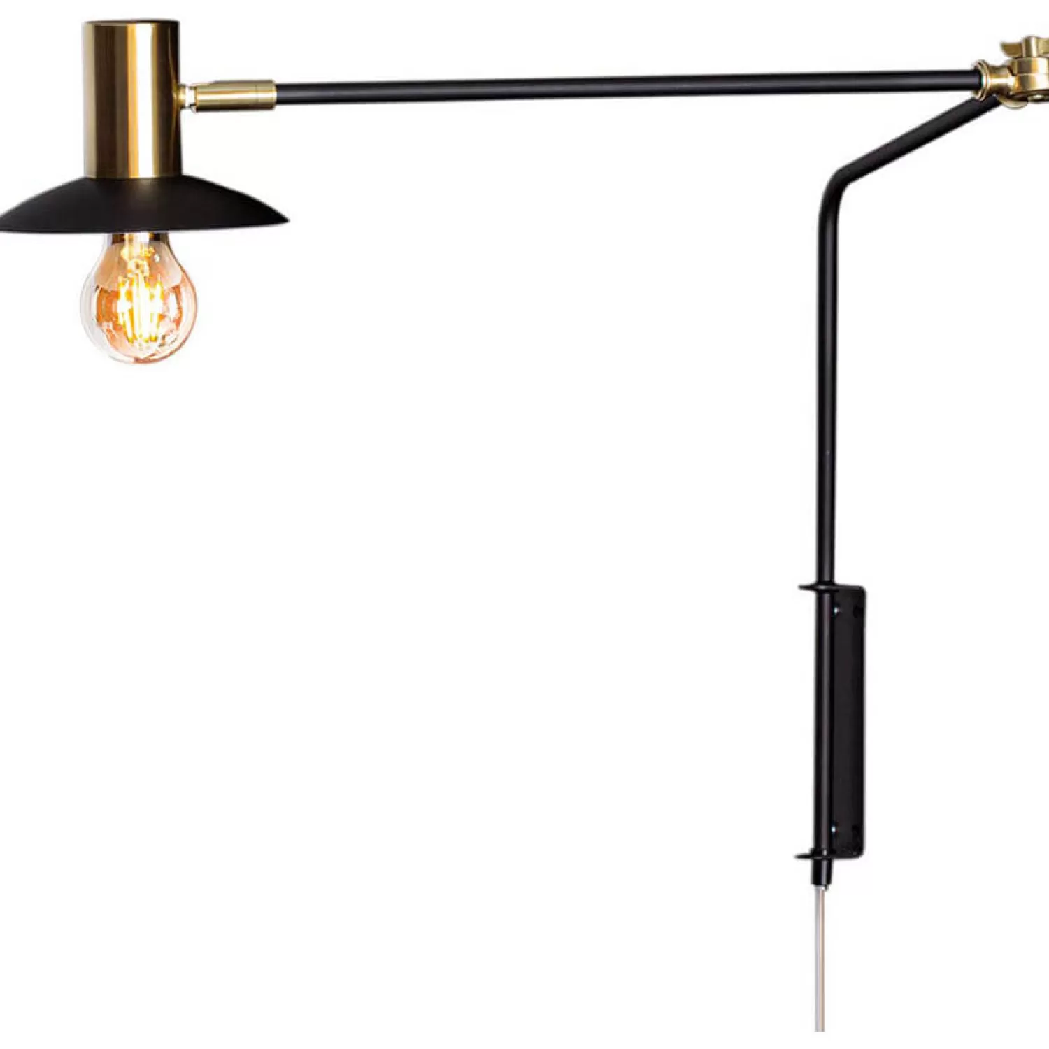 By Rydéns Wall Lights<Quinn Wall Lamp Long, Matt Black