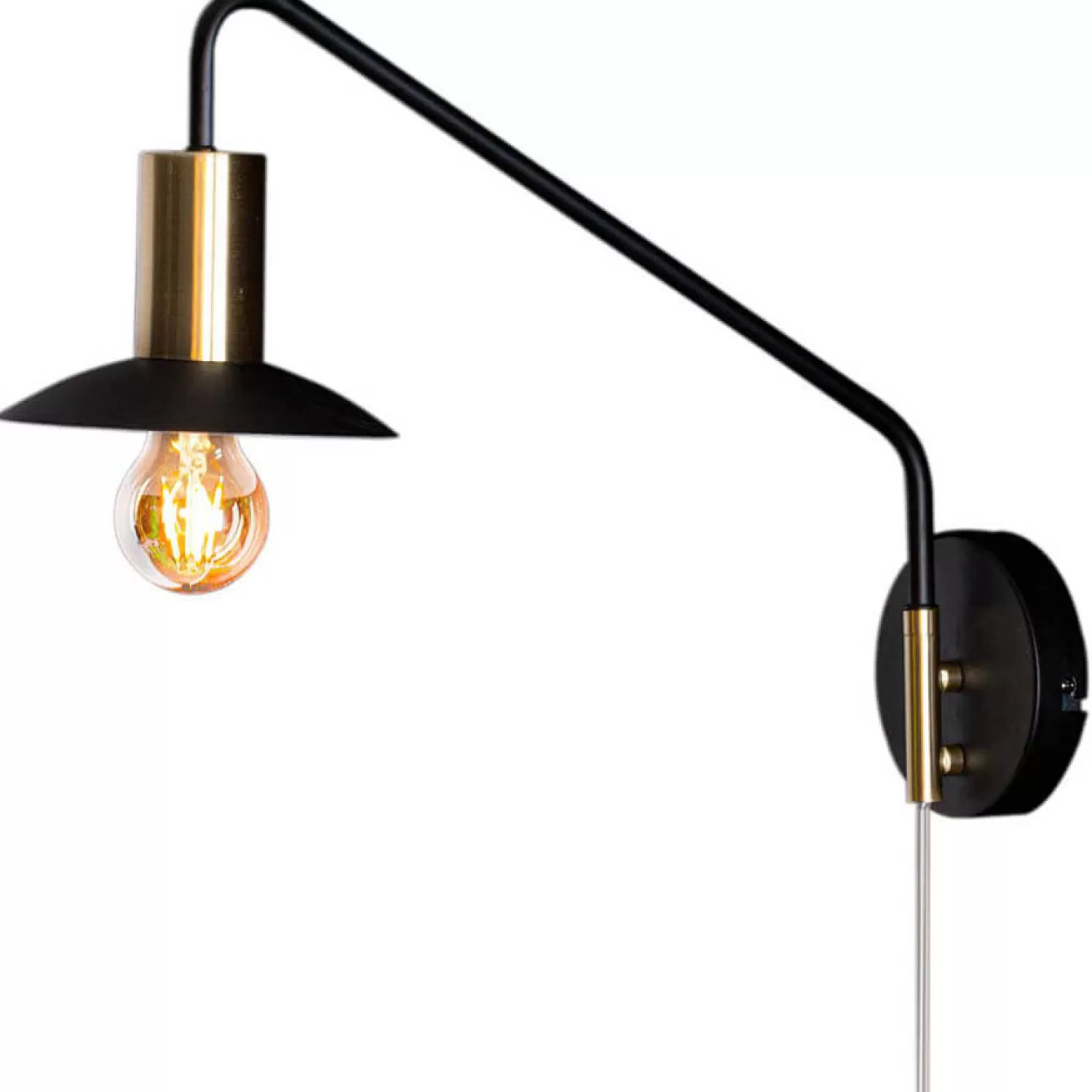 By Rydéns Wall Lights<Quinn Wall Lamp Short, Matt Black