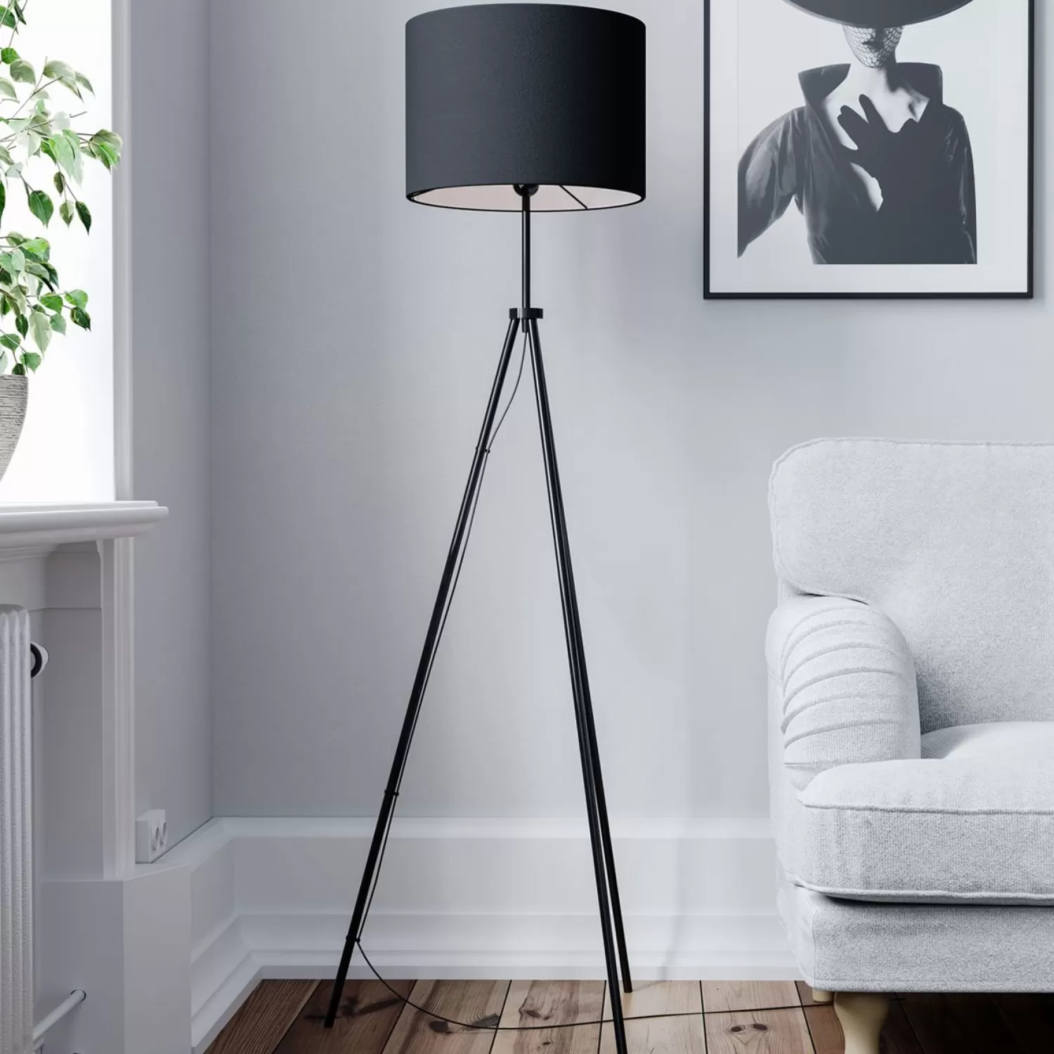 By Rydéns Floor Lamps<Rina Floor Lamp H145 Cm