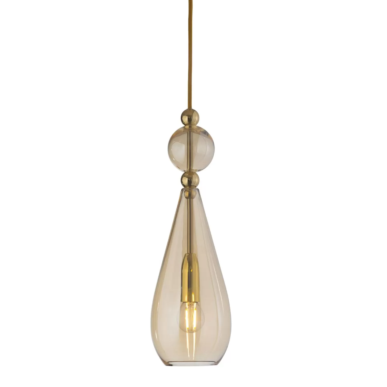 EBB & FLOW Pendant Lamps<Smykke Pendant O12,5 Cm, Crystal/Gold