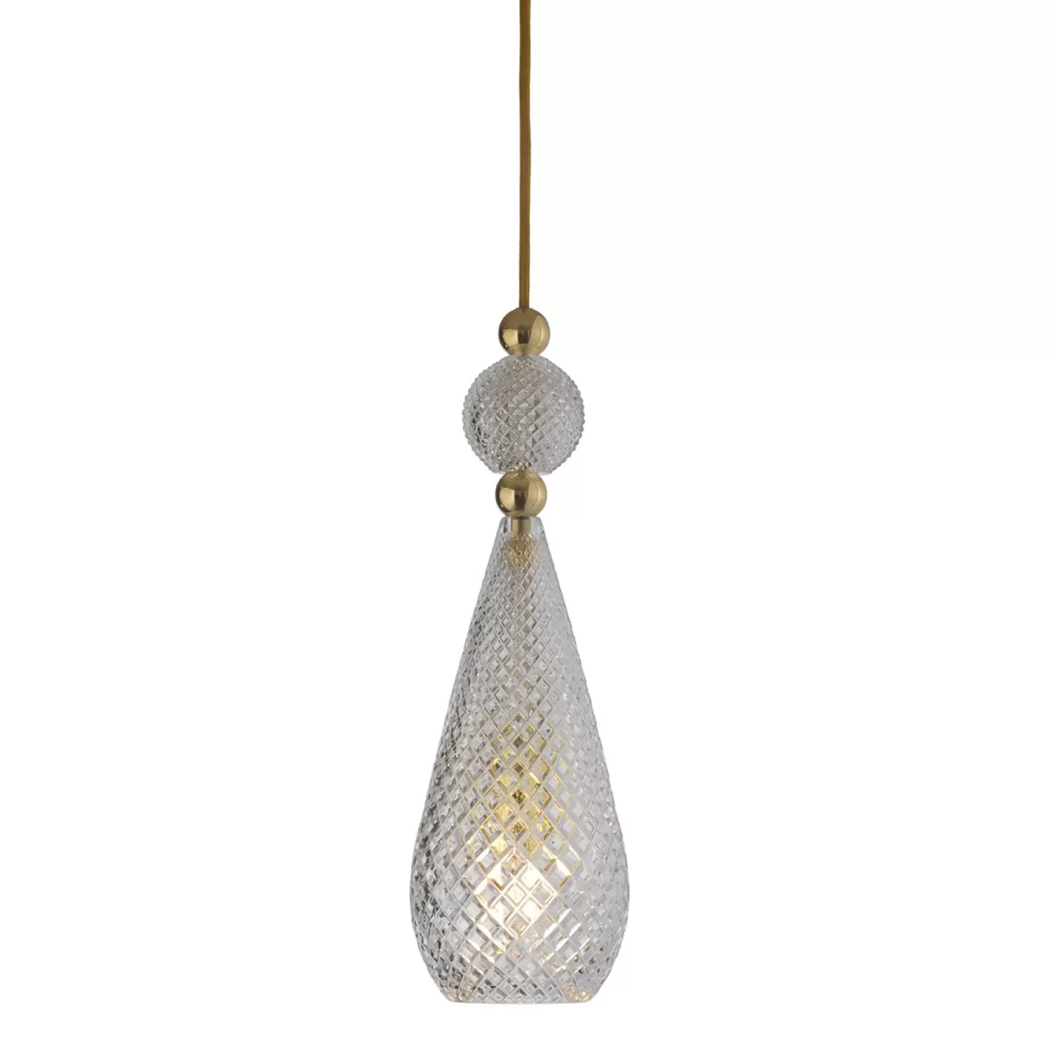 EBB & FLOW Pendant Lamps<Smykke Pendant O12,5 Cm, Crystal/Gold