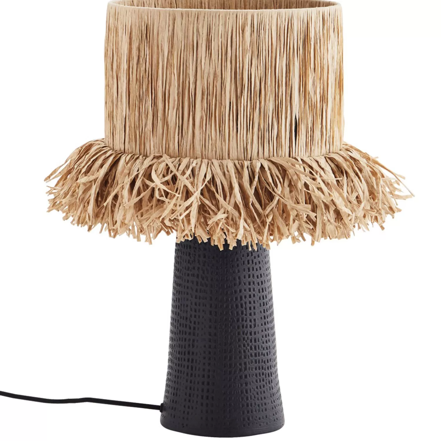 Madam Stoltz Table Lamps<Table Lamp Terracotta / Raphia