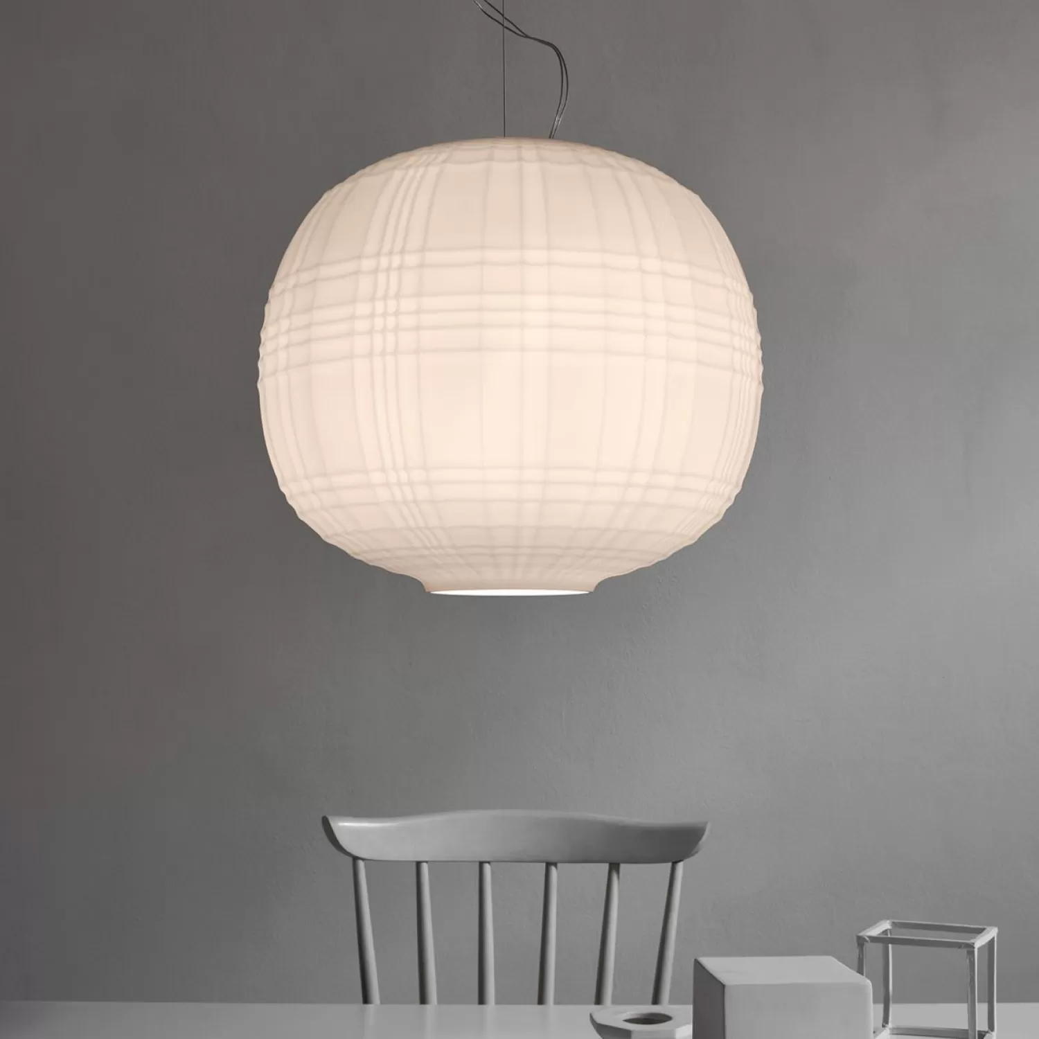 Foscarini Pendant Lamps<Tartan Pendant Led, Grey