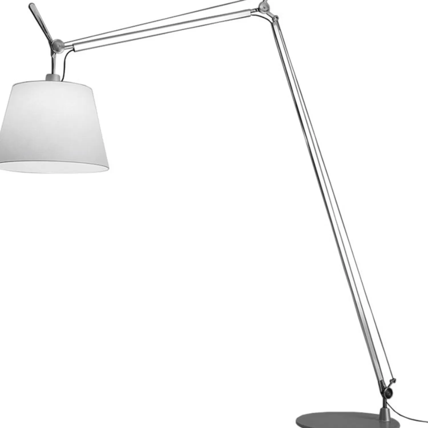 Artemide Floor Lamps<Tolomeo Maxi Floor Lamp, Aluminum