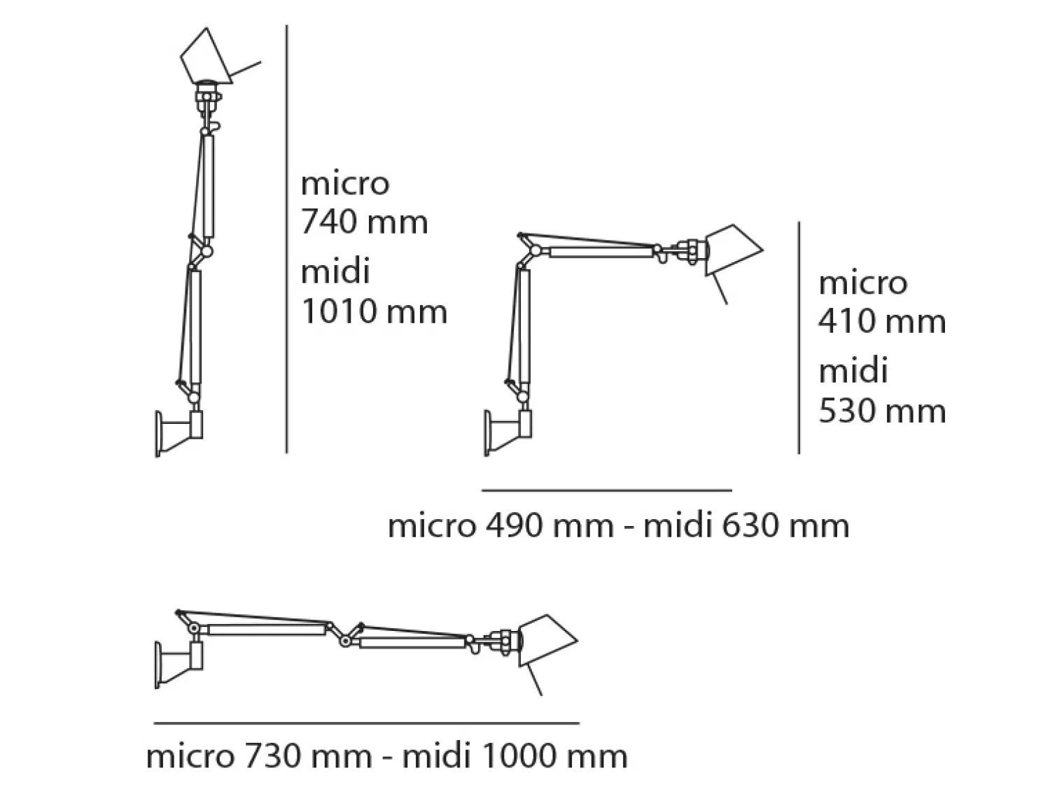 Artemide Wall Lights<Tolomeo Micro Wall Lamp