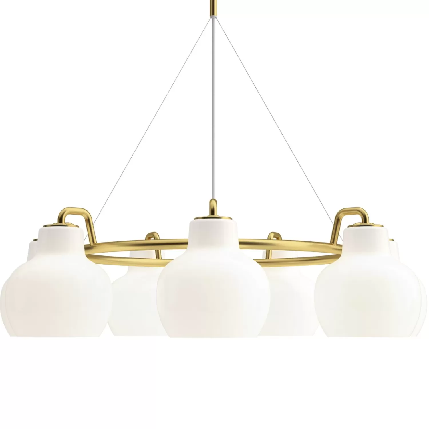 Louis Poulsen Pendant Lamps<Vl Ring Crown 7 Chandelier, Brass